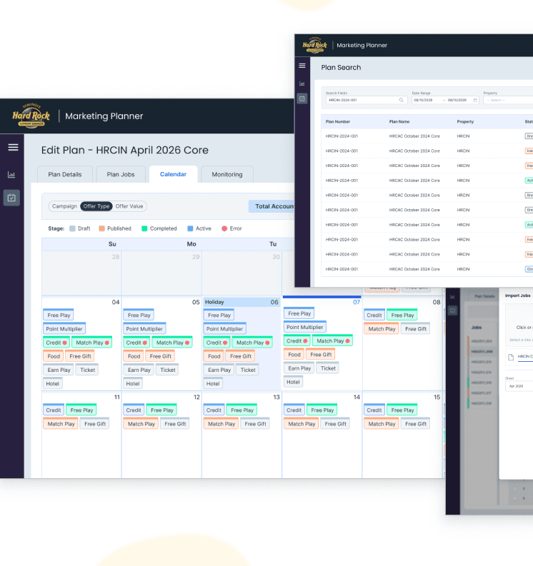 Hard Rock Marketing Planner — 1