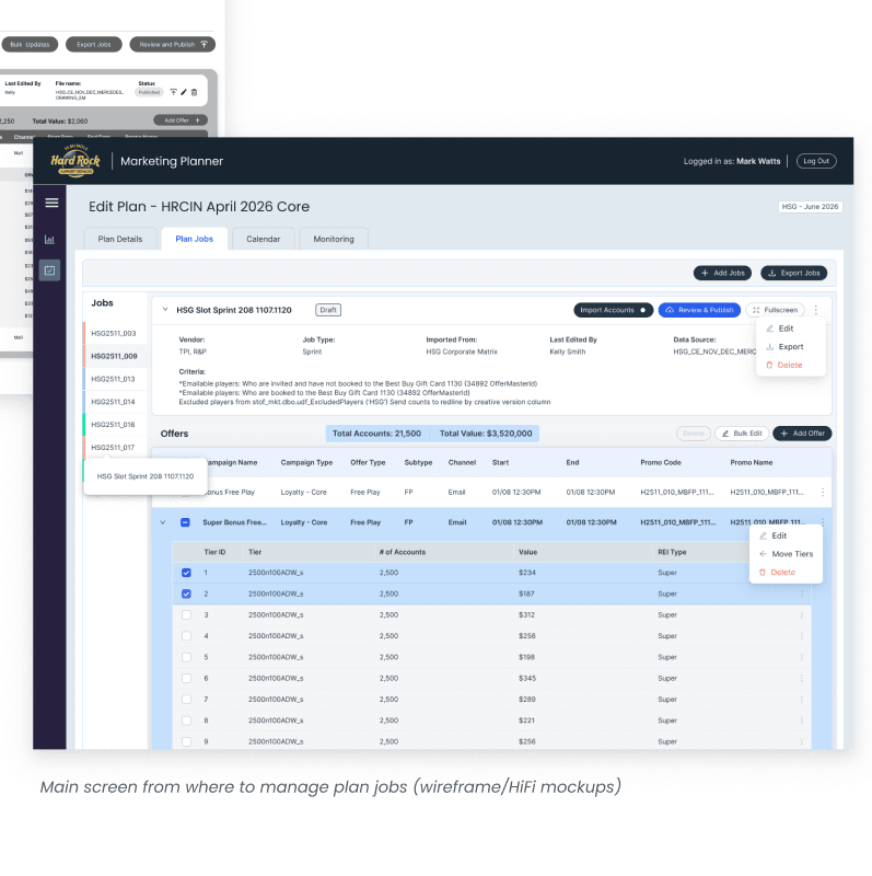 Hard Rock Marketing Planner — 5